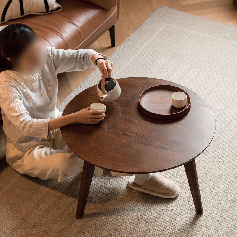 Center Low Coffee Table - Walnut