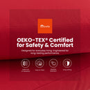 Outdoor Swivel Bar Chairs, 360 Degree Rotation, Ergonomic Backrest (Set of 2)