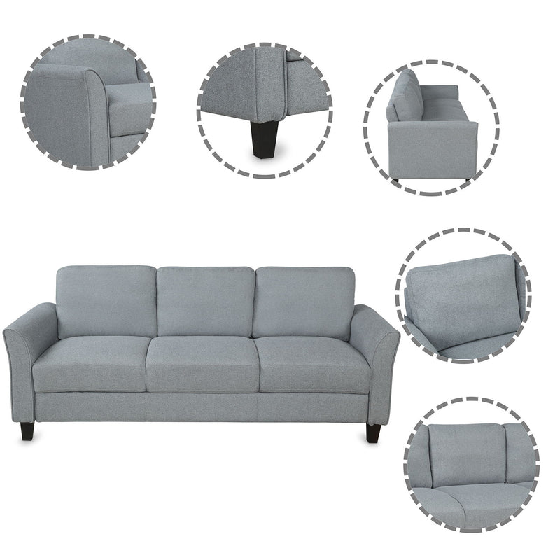 Living Room Sets Furniture Armrest Sofa Single Chair Sofa Loveseat Chair 3 Seat Sofa (Chair Loveseat Chair & 3 Seat Sofa)