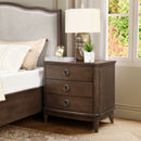 Bellevue - 3-Drawer Nightstand - Whiskey Brown