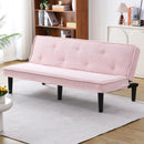 Versatile Corduroy Sofa Bed With Solid Wood Frame