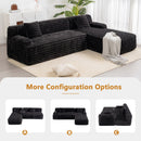 Cloud Sectional Sofa Upholstered Couch Free Combined Sofa