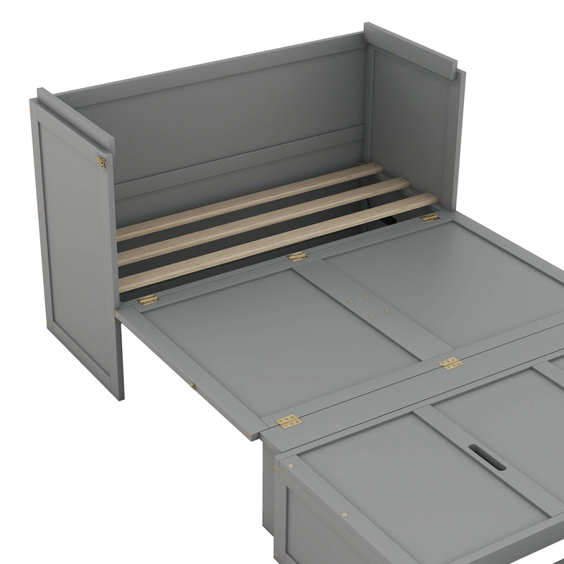 Murphy Bed With USB Port And A Large Drawer