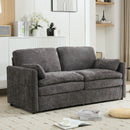 Cozy Upholstered Plush Cushion Loveseat Sofa For Living Room