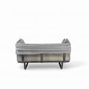 Outdoor Patio Rattan Daybed With Detachable Pillows