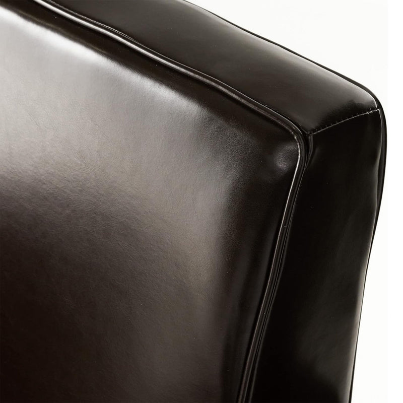 Hollister - Club Chair With Birch Legs - Brown