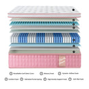 12" Hybrid Mattress With Individual Pocket Spring, Comortable Memory Foam