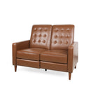 Manville - Contemporary Tufted Loveseat Pushback Recliner