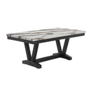 Panda - Dining Table And Trestle Base - Black