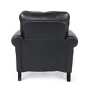 Contemporary Club Chair With Nailhead Trim And Rolled Armrests