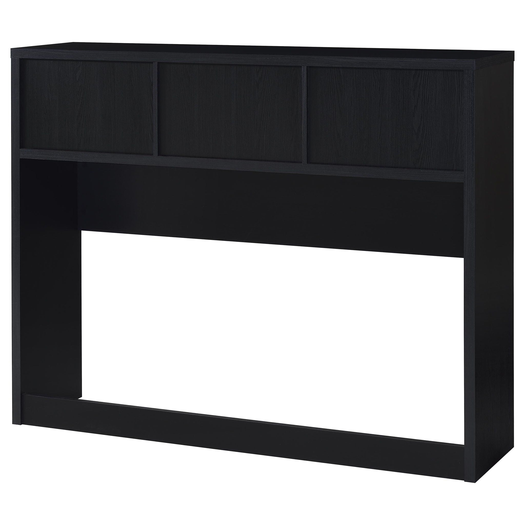 Westpark 49-inch Queen Bookcase Headboard Black