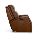 Mustang - Power Gliding Recliner With Power Headrest - Rust