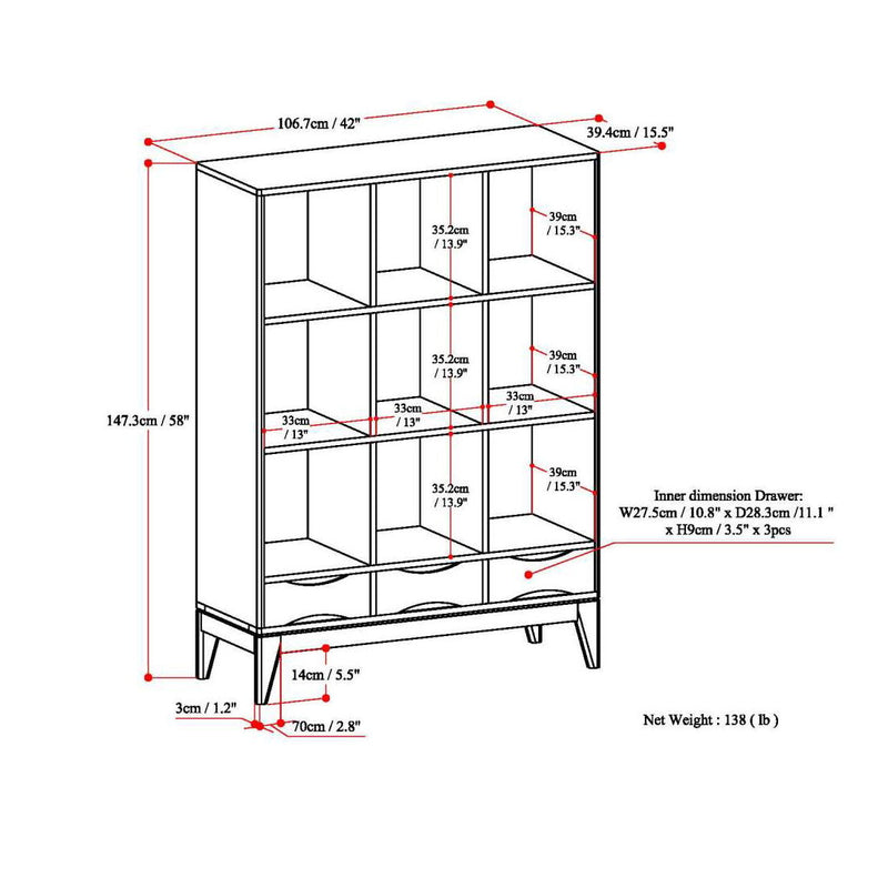 Harper - Cube Storage With Drawers