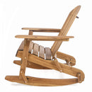 Outdoor Adirondack Rocking Chair With Hand Crafted Details