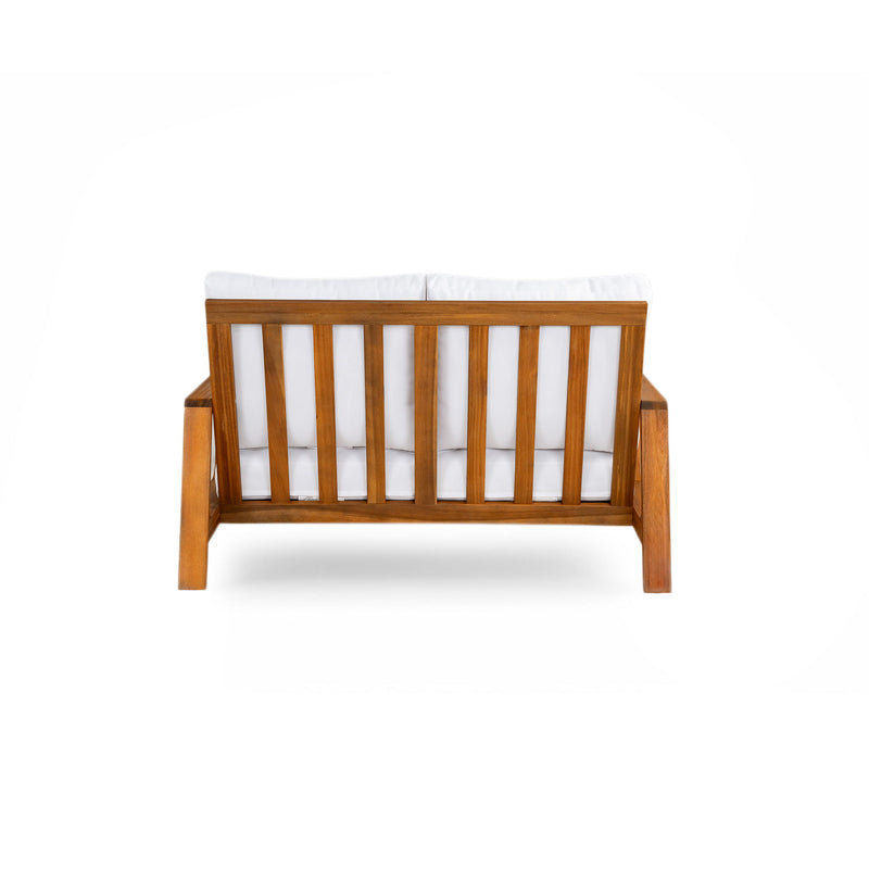 4 Piece Outdoor Sofa Set With Cushions And Coffee Table