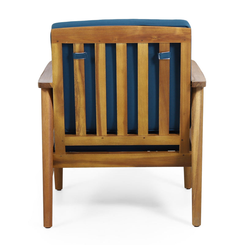 Emmry - Outdoor Acacia Wood Club Chair