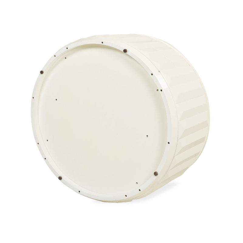 Facino - Round Storage Coffee Table - White Birch