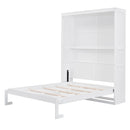 Murphy Wall Bed With Shelves, Space Saving