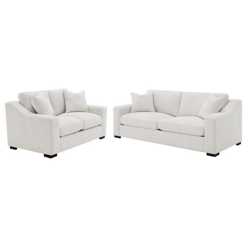 Ashlyn - Upholstered Track Arm Sofa Set