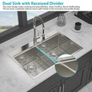 Topmount Drop In Kitchen Sink With Double Bowl Design