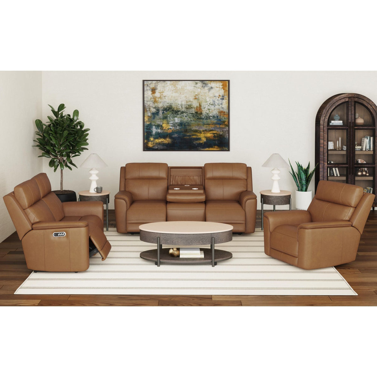 Mustang P3 Recliner in Dark Brown by Elements International, view 8