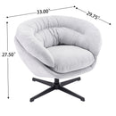 Modern Chenille Office Chair With 360 Degree Swivel