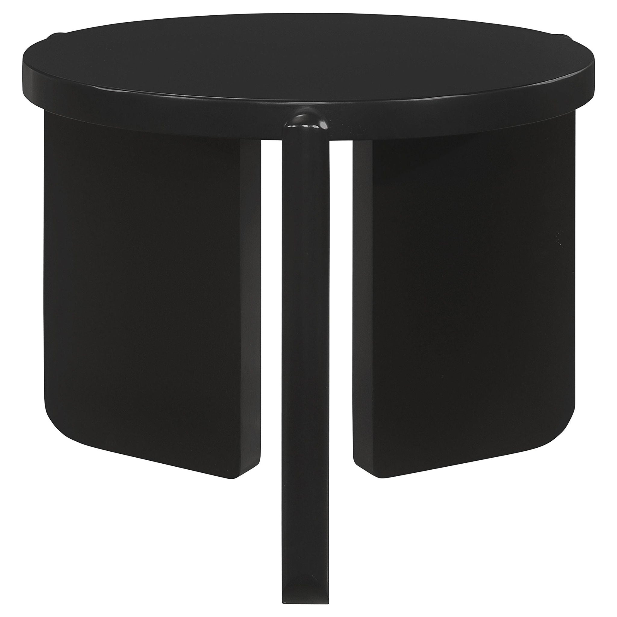 Cordova 3-piece Solid Wood Coffee and End Table Set Black - Atlantic Fine Furniture Melbourne FL