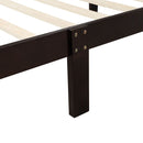 Platform Bed, Mattress Foundation Sleigh Bed With Headboard, Footboard, Slat Support