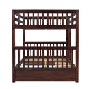 Bunk Bed With Ladders And 2 Storage Drawers