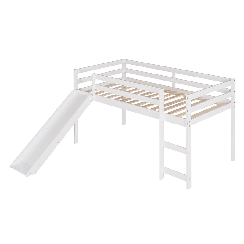 Loft Bed With Slide, Multifunctional Design