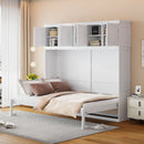 Murphy Modern Bed With Top Cabinets For Space Saving And Comfort
