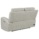 Brickston - Triple Power Reclining Loveseat