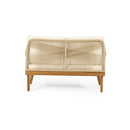 Hueber - Outdoor And Rope 4 Seater Chat Set With Cushions - Teak