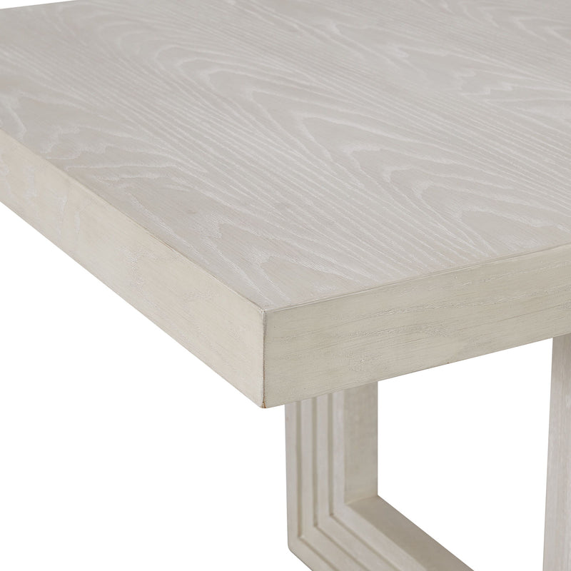 Avalanche - Rectangular Dining Table With 18"" Leaf - Antique White