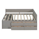 Daybed With Drawers And Shelves
