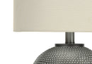 Lighting, Table Lamp, Modern - Gray / Cream