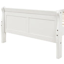 Platform Bed Frame Mattress Foundation Sleigh Bed With Headboard / Footboard / Wood Slat Suppor