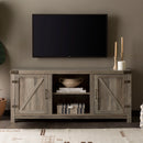 Farmhouse Barn Door TV Stand For TVs Up To 65"