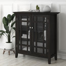 Bedford - Medium Storage Cabinet - Hickory Brown