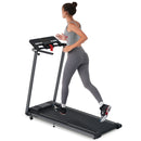 Folding Walking Pad Treadmill For Home With Incline 0.5 7.5Mph - Black