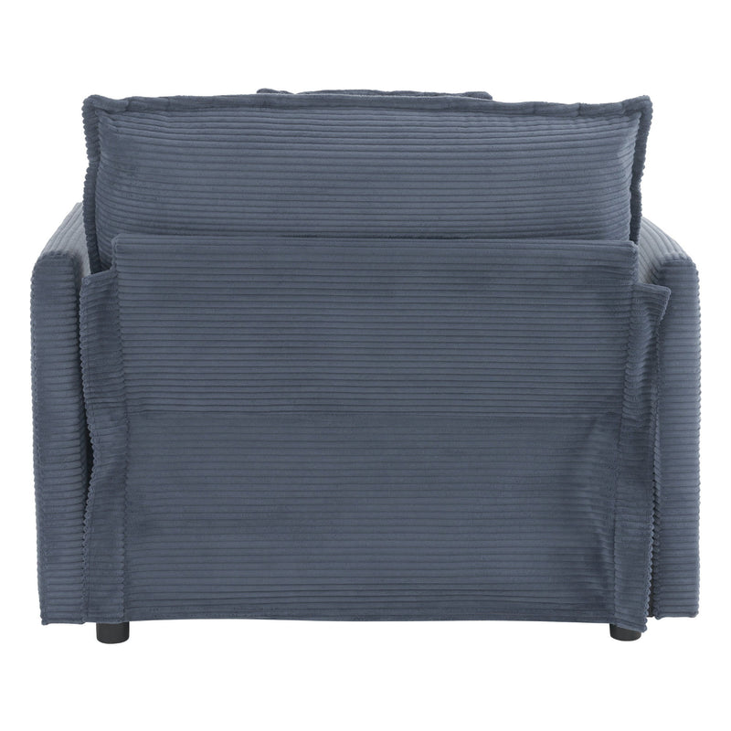 Modern Modular Sofa With Side Storage Pockets For Living Room