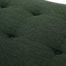 Chic Contemporary Chaise Lounge With Button Tufting And Bentwood Structure