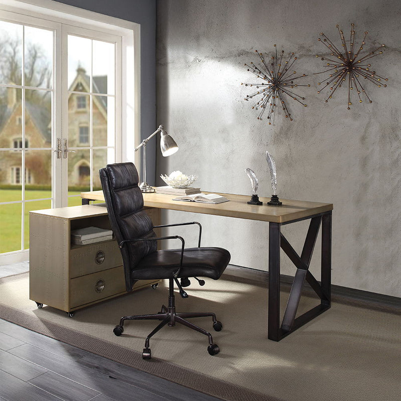Jennavieve - Cabinet - Gold Aluminum