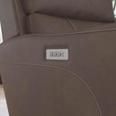 Carter - Power Recliner With Power Headrest & Lumbar - Cappuccino