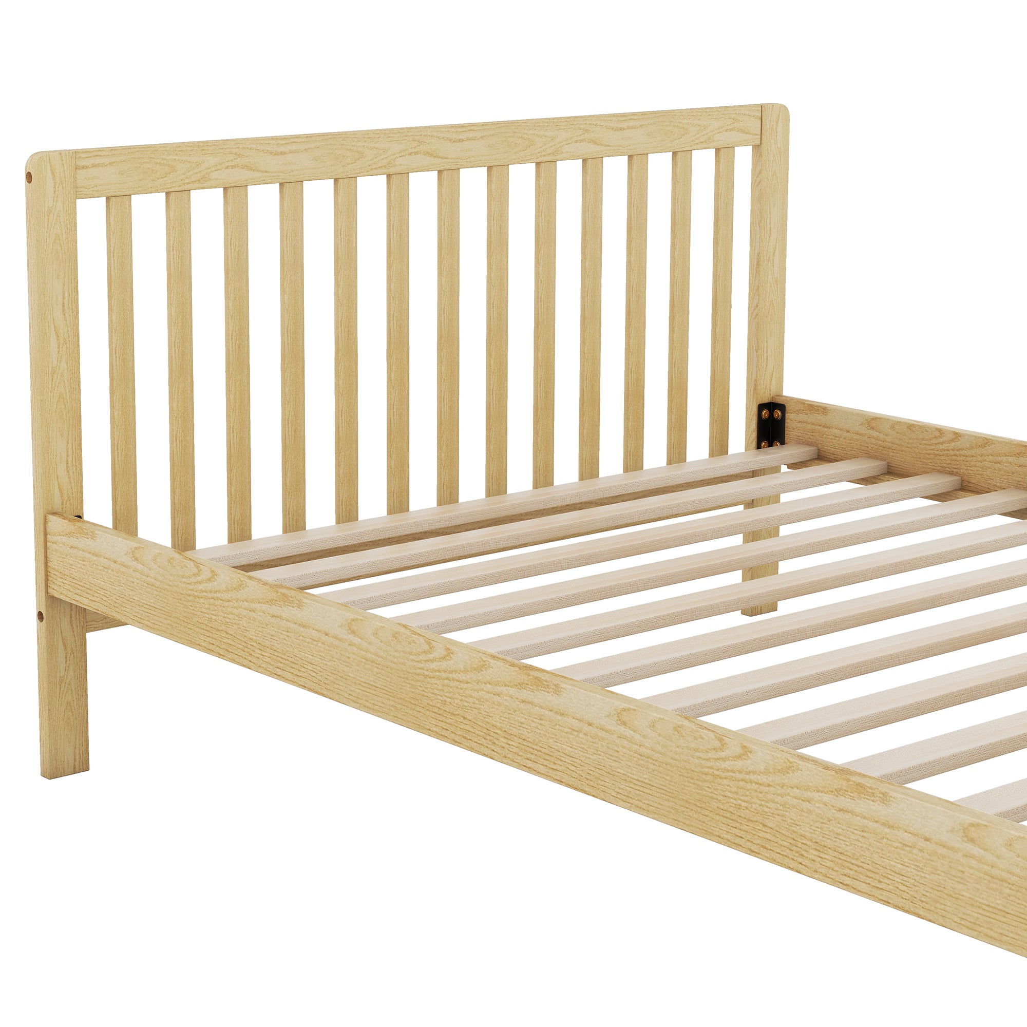 Convertible Crib/Full Size Bed with Changing Table, Natural - Atlantic Fine Furniture Melbourne FL