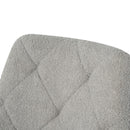 Modern Teddy Velvet Fabric Chair With Gold Plated 5 Claw Legs