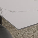 Modern Expandable Dining Table With Retractable Leaf With Chairs