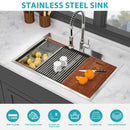 Topmount, Drop In Double Bowl Kitchen Sink