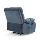 Contemporary Massage Recliner With Pillow Tufted Design - Charcoal