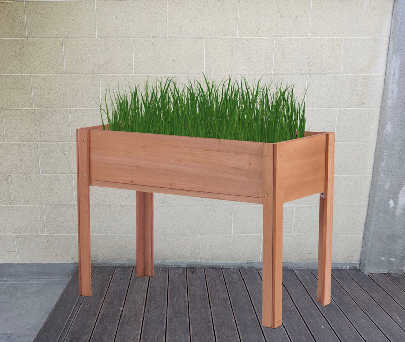 Raised Garden Bed With Legs, Elevated Planter Box For Outdoor Plants